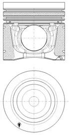 Поршень KOLBENSCHMIDT 40270600 (фото 1)