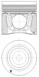 Поршень KOLBENSCHMIDT 40270600