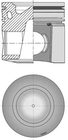 Поршень KOLBENSCHMIDT 41475600