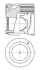 Поршень F2CFE611 O 11700 KOLBENSCHMIDT 41806600 (фото 3)