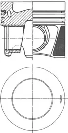 Поршень двигуна VW 81,26 T6 2.0 TDI 2.0 TDI 4motion KOLBENSCHMIDT 41862610 (фото 1)