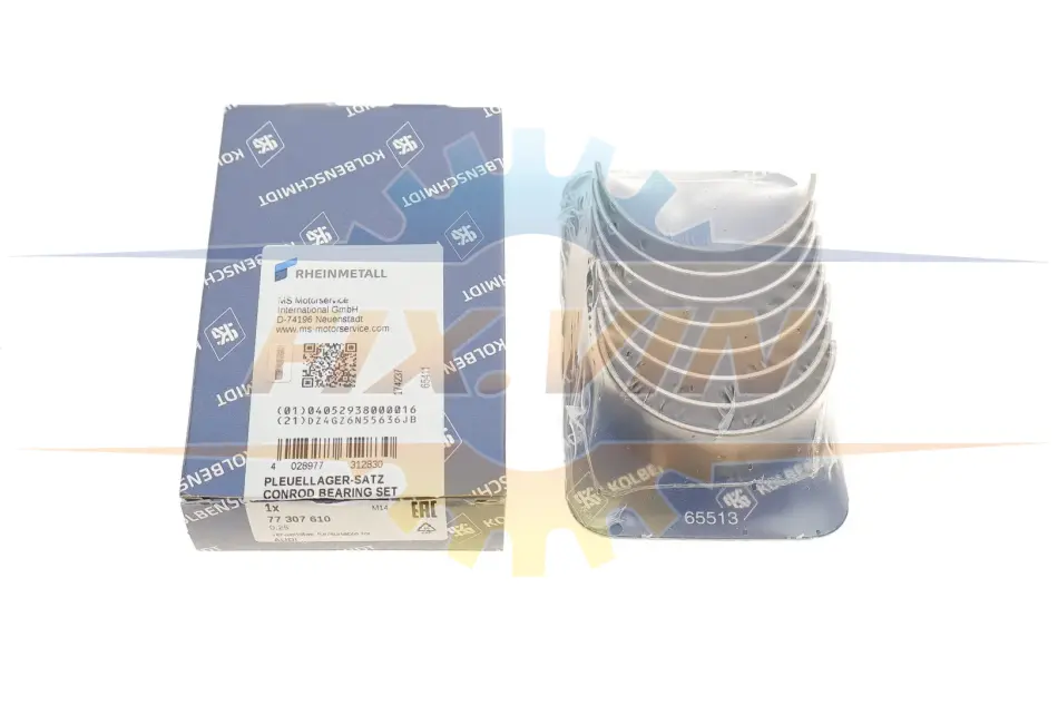 Вкладиші шатунні комплект AUDI/SEAT/SKODA/VW AEA,AEE,AEX KOLBENSCHMIDT 77307610 (фото 1)