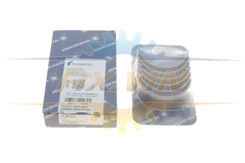 Вкладиші шатунні PL VW PDE (3 ZYL.) SPUTTER (вир-во KS) KOLBENSCHMIDT 77556610 (фото 1)