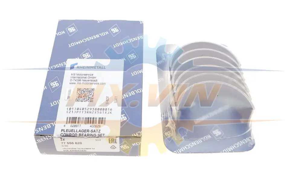 Вкладиші шатунні 0,50 Skoda Fabia/Roomster / VW Polo 1.2/1.4 TDI 99-> KOLBENSCHMIDT 77556620 (фото 1)