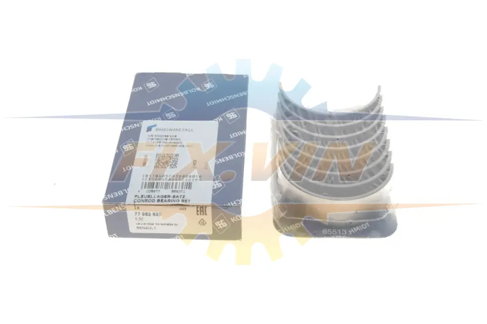 Вкладиші шатунні OPEN/RENAULT M9T Euro 4/5 2,3 dCI (вир-во KS) KOLBENSCHMIDT 77982620 (фото 1)