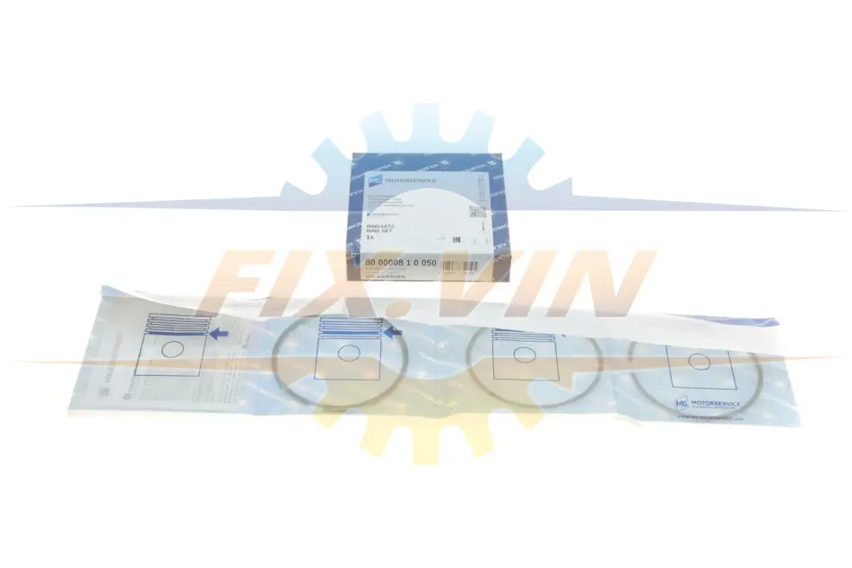 Кільця поршневі, комплект на 1 циліндр AUDI/FORD/SEAT/SKODA/VW 1,9D/TD-2,4D KOLBENSCHMIDT 800000810050 (фото 1)