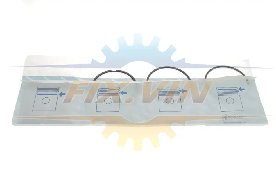 Кільця поршневі, комплект на 1 циліндр AUDI/FORD/SEAT/SKODA/VW 1,9D/TD-2,4D KOLBENSCHMIDT 800000810100 (фото 1)