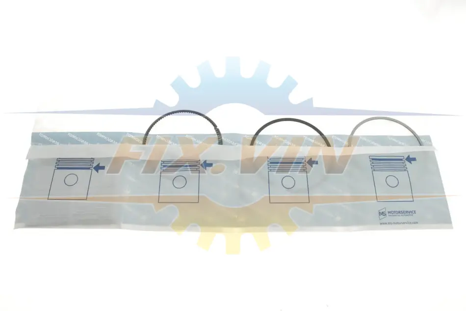 Кільця поршневі, комплект на 1 циліндр BMW 325i,525i 24V,16V (E90,E91,E60,E61) 05-10 KOLBENSCHMIDT 800055010000 (фото 1)