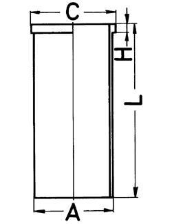 Гільза циліндра FIAT/OPEL/RENAULT 2,5D/TD KOLBENSCHMIDT 89183190