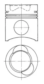 Поршень KOLBENSCHMIDT 91683700