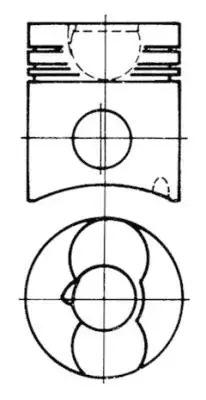 Поршень KOLBENSCHMIDT 93274600 (фото 1)