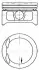 Поршень з кільцями OPEL 87.0 2.0 16V X20XEV (вир-во KS) KOLBENSCHMIDT 97332620 (фото 1)