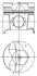 Поршень, комплект RENAULT F9Q 1.9dTi Kangoo 97- 01 KOLBENSCHMIDT 99561600 (фото 1)