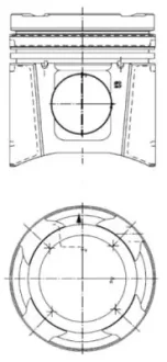 Поршень KOLBENSCHMIDT 99697600