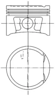 Поршень двигуна DACIA / NISSAN / RENAULT K4M 1,6B 79,51 STD KOLBENSCHMIDT 99746600