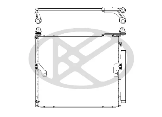 Радіатор кондиціонера KOYORAD CD010473M (фото 1)