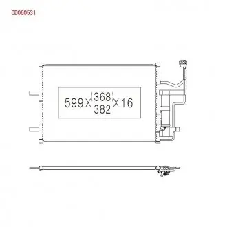 Радіатор кондиціонера KOYORAD CD060531