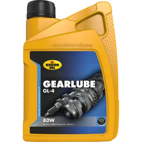 Олива трансмісійна GEARLUBE GL-4 80W 1л KROON OIL 01209 (фото 1)