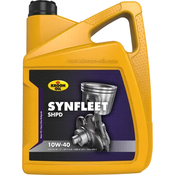 Олива моторна SYNFLEET SHPD 10W-40 5л KROON OIL 02333 (фото 1)