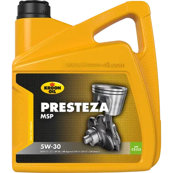 Олива моторна PRESTEZA MSP 5W-30 4л KROON OIL 35137 (фото 1)