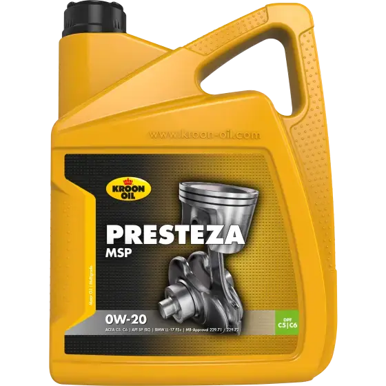 Олива моторна Presteza MSP 0W-20 5л KROON OIL 36497 (фото 1)