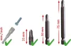 Zestaw bitвw 1/4 208 element. KS TOOLS 9112008 (фото 8)