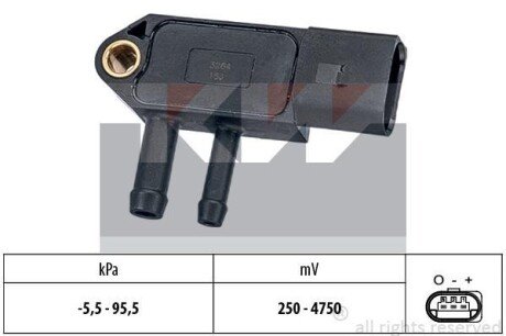 Датчик давления воздуха, 1.9TDI/2.0TDI KW 493 264