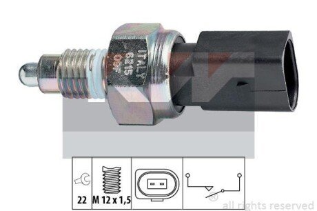 Выключатель, фара заднего хода, 1.4-2.0 +TDI/TSI 04- KW 560 215