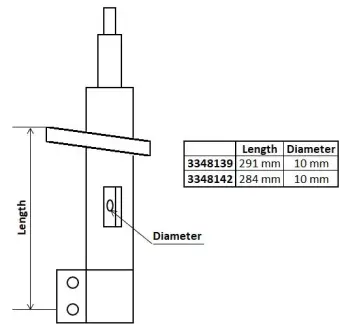 Амортизатор газомасляний KYB 3348139