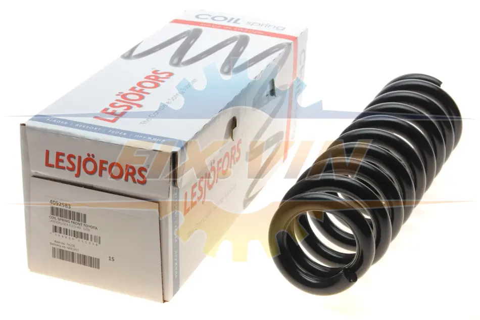 Пружина (передня) Toyota Land Cruiser Prado 3.0D-4D 02-10 (всюдихід закр.) LESJOFORS 4092583 (фото 1)
