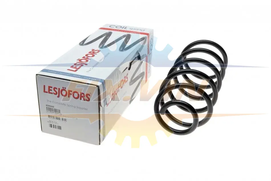 Пружина подв. передн. VW (пр-во Lesjofors) POLO 1,7 SDI/1,9 D/1,9 SDI 94-00/1,6/1,8 GOLF CAB LESJOFORS 4095062 (фото 1)