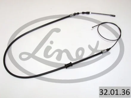 Трос ручника (R) Opel Vectra A 1.4-1.8i 88-95 (2079/1022 мм) LINEX 320136