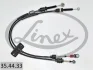 Трос куліси Opel Vivaro/Renault Trafic III 15- (1279/1210mm) LINEX 35.44.33 (фото 1)