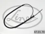 Трос ручника VW Up!/Skoda Citigo 1.0 11-23 (1518/810mm) LINEX 47.01.70 (фото 1)