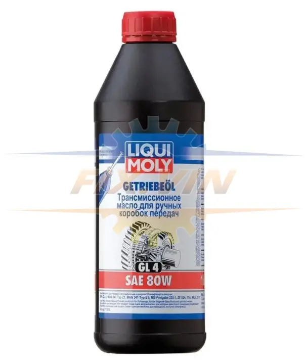 Олива трансмісійна Getriebeöl GL4 80W 1л LIQUI MOLY 1020 (фото 1)