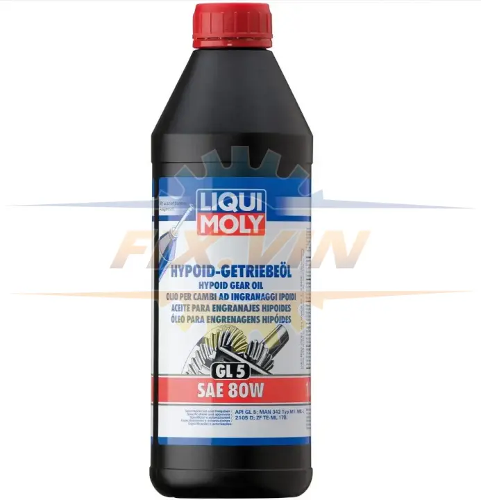Олива трансмісійна Hypoid-Getriebeöl GL5 80W 1л LIQUI MOLY 1025 (фото 1)