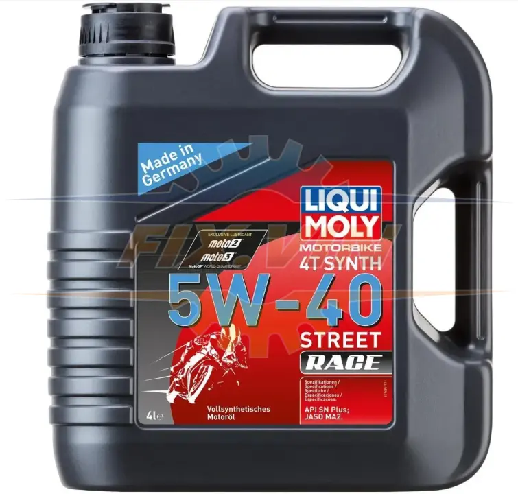 Олива моторна Motorbike 4T Synth 5W-40 Street Race 4л LIQUI MOLY 1685 (фото 1)