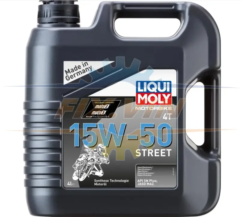 Олива моторна Motorbike 4T 15W-50 Street 4л LIQUI MOLY 1689 (фото 1)
