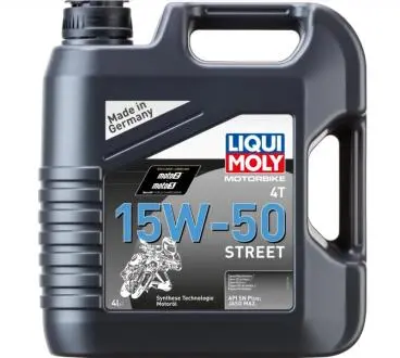 Масло моторное Motorbike 4T 15W-50 Street 4л LIQUI MOLY 1689