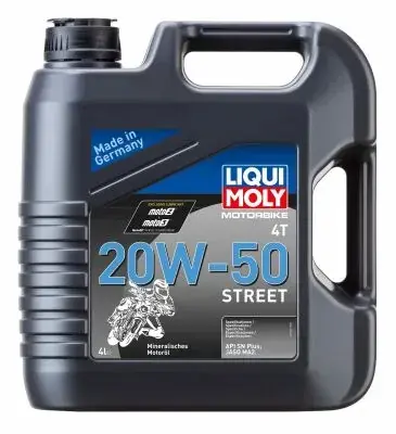 Олива моторна Motorbike 4T 20W-50 Street, 4л. LIQUI MOLY 1696 (фото 1)