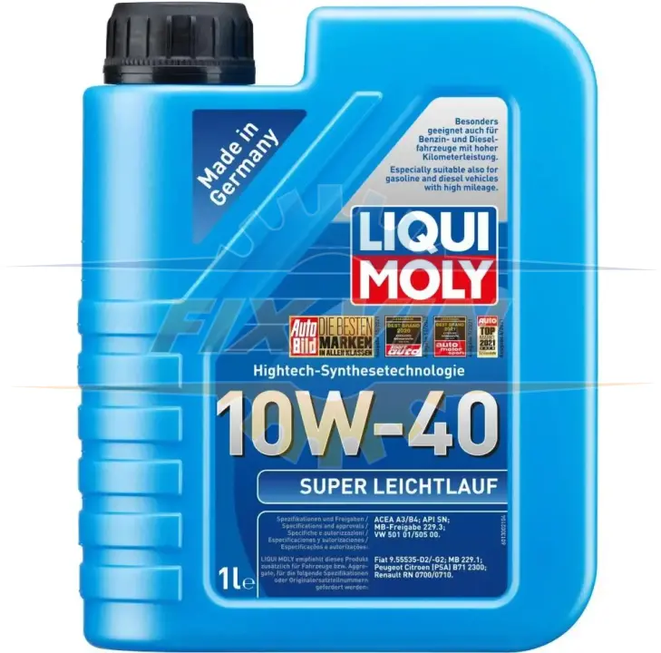 Масло моторное Super Leichtlauf 10W-40 1л LIQUI MOLY 1928 (фото 1)