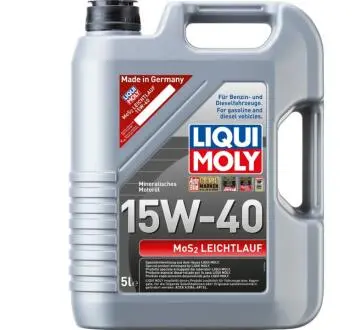 Олива моторна MoS2 Leichtlauf 15W-40 5л LIQUI MOLY 1933