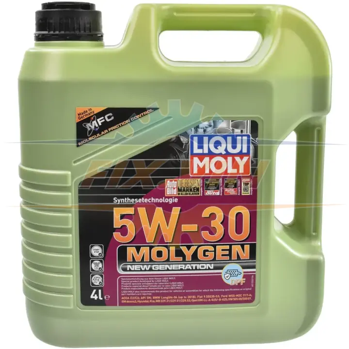 Олива моторна Molygen New Generation 5W-30 DPF 4л LIQUI MOLY 21225 (фото 1)