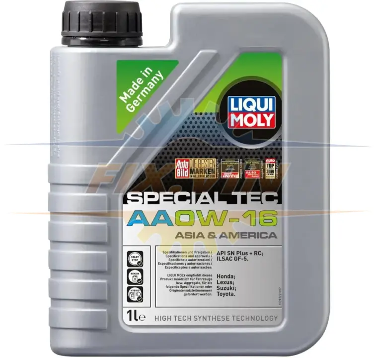 Олива моторна Special Tec AA 0W-16 1л LIQUI MOLY 21326 (фото 1)