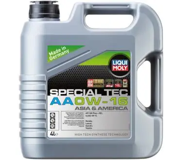 Олива моторна Special Tec AA 0W-16 4л LIQUI MOLY 21327