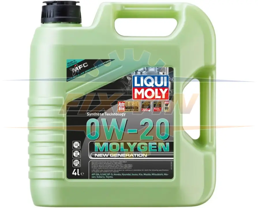 Олива моторна Molygen New Generation 0W-20 4л LIQUI MOLY 21357 (фото 1)