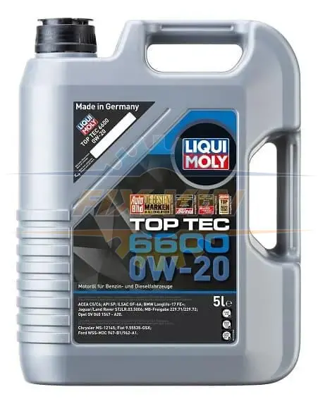 Олива моторна Top Tec 6600 0W-20 5л LIQUI MOLY 21411 (фото 1)