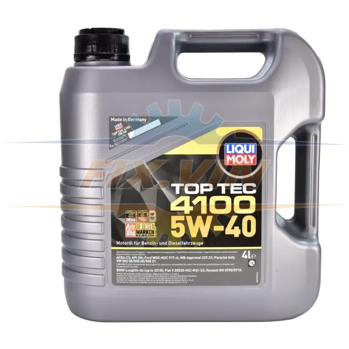Олива моторна Top Tec 4100 5W-40 4л LIQUI MOLY 2195 (фото 1)