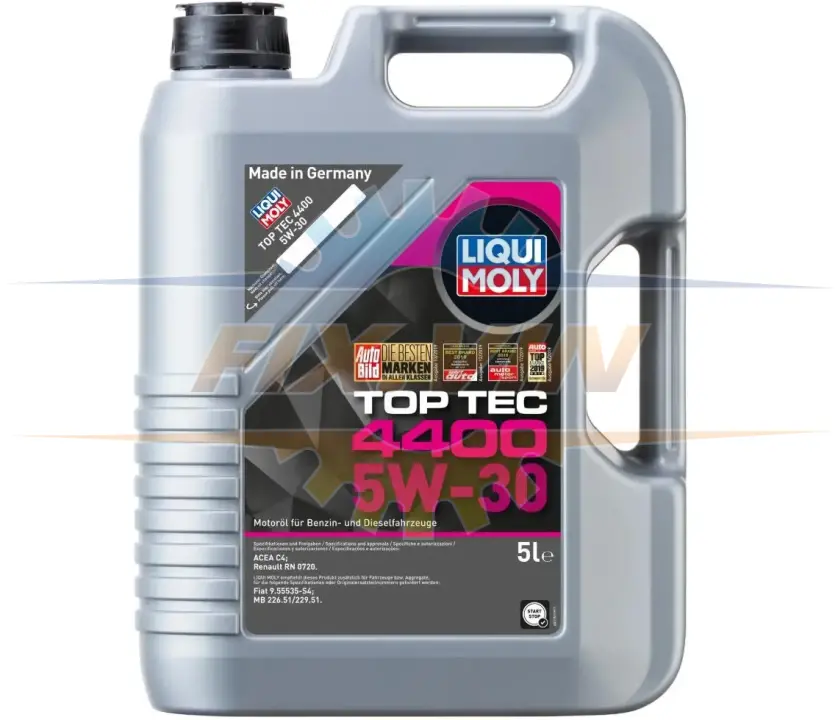 Моторна олива Top Tec 4400 5W-30 5л LIQUI MOLY 2322 (фото 1)
