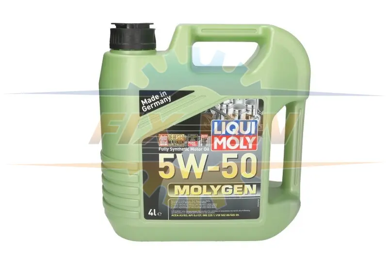 Моторна олива Molygen (4L) 5W50 API CF SJ MB 229.1 VW 502.00 VW 505.00 LIQUI MOLY 2543 5W50 4L (фото 1)